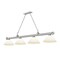 Z-Lite Cordon 4 Light Billiard, Brushed Nickel & Matte Opal 2306-4BN-AMO14 - alternate 1